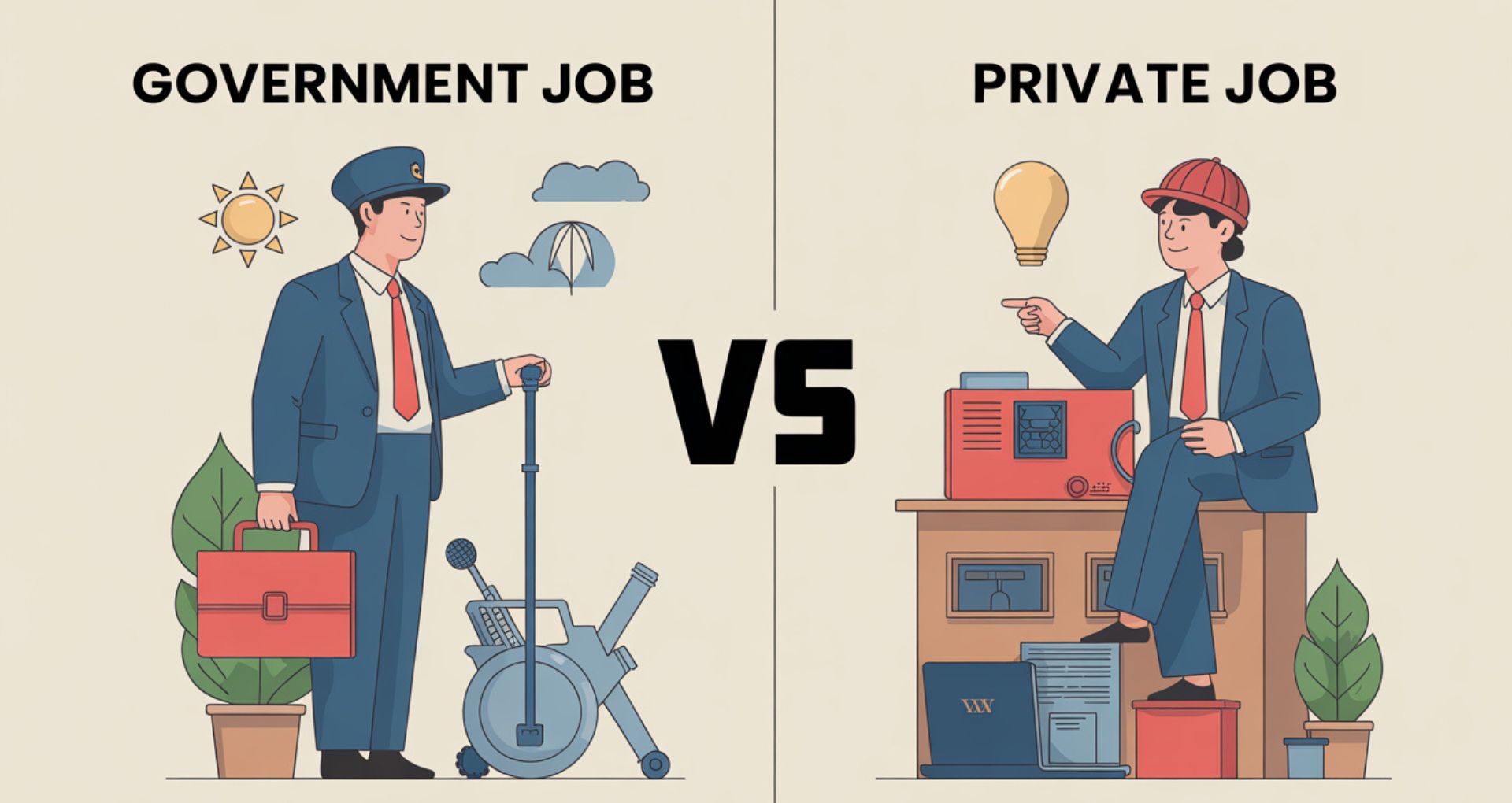 Government Job vs Private Job: Which One’s Better in 2025?