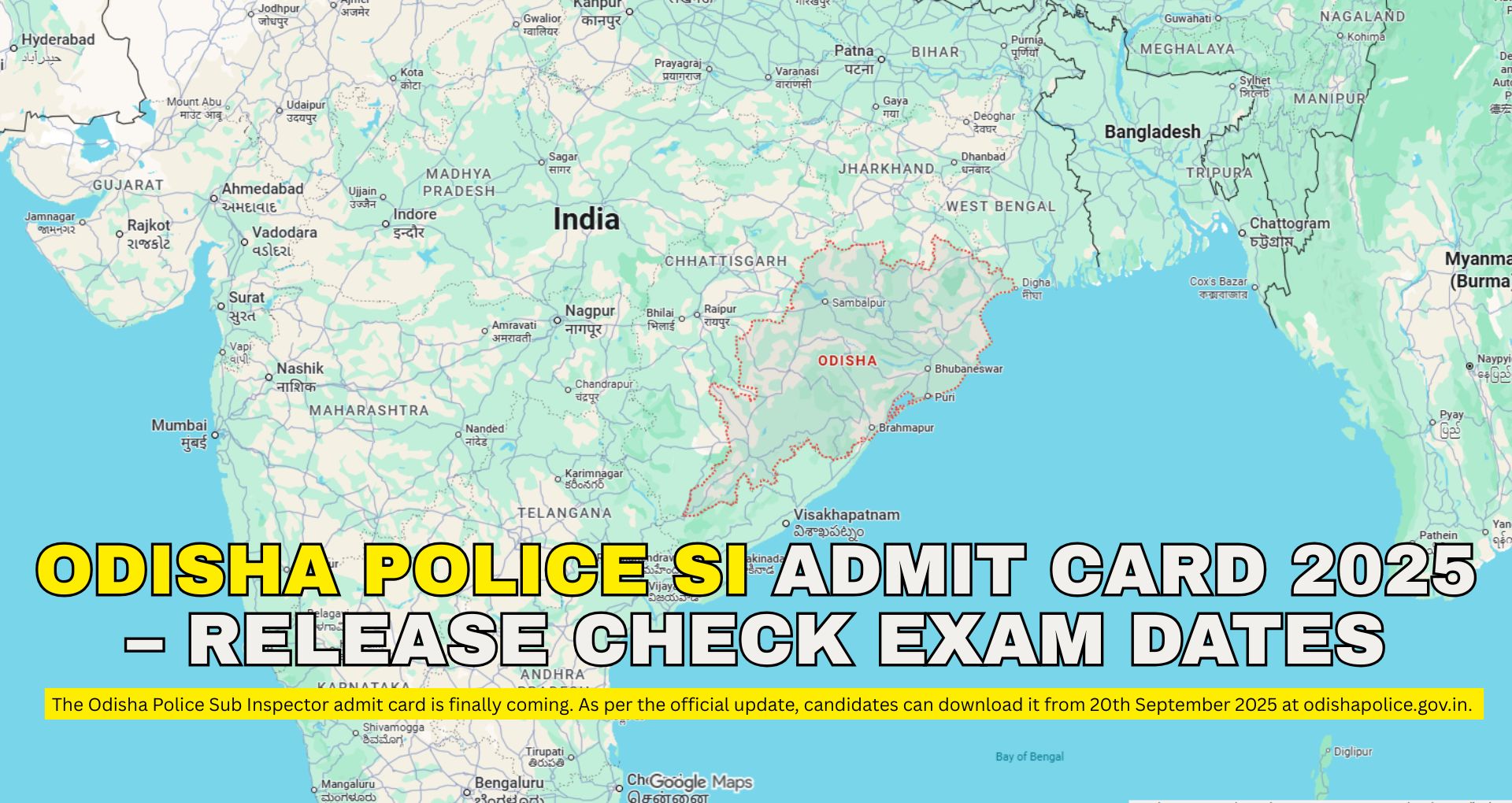 Odisha Police SI Admit Card 2025 Release – Check Exam Dates
