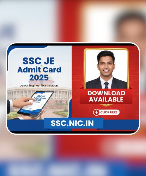 SSC JE Admit Card 2025 to be Released at ssc.gov.in