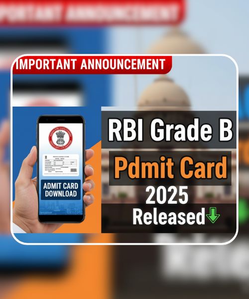 RBI Grade B Prelims Admit Card 2025 Released at rbi.org.in | SARjobs.in