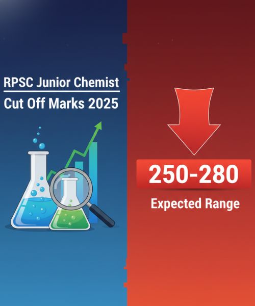 RPSC Junior Chemist Cut Off Marks 2025 Released at rpsc.rajasthan.gov.in