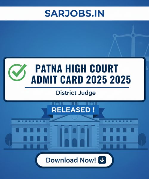 Patna High Court District Judge Admit Card 2025 Released