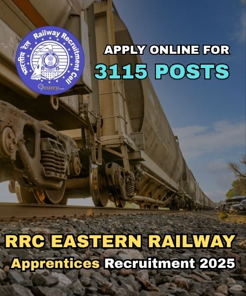 RRC Eastern Railway Apprentice Recruitment 2025 – Apply for 3115 Posts